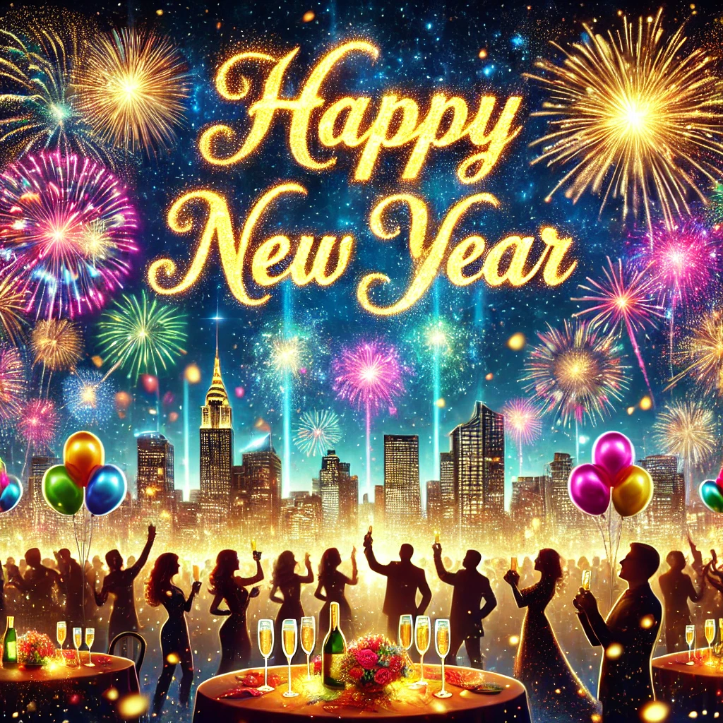 people celebrating new year